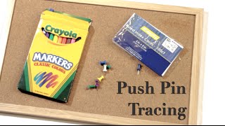 Push Pin Tracing Preschool Activities