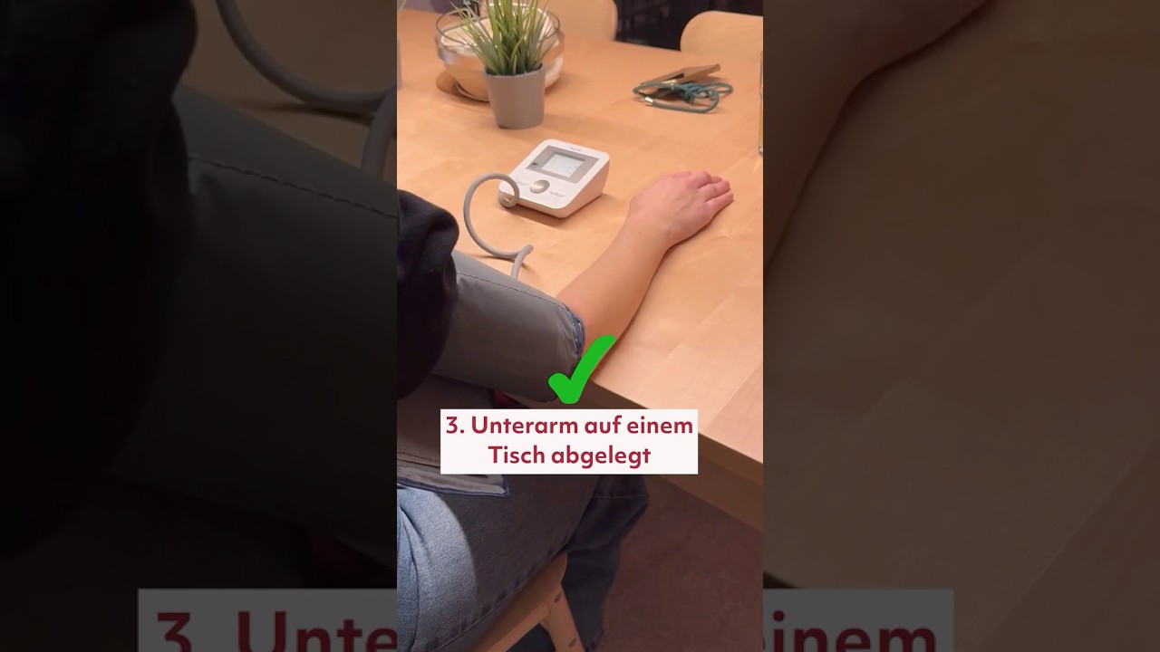 Blutdruck messen – Die richtige Haltung zählt!