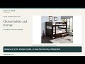 Foster Espresso Queen Size Bunk Beds | Quick Overview