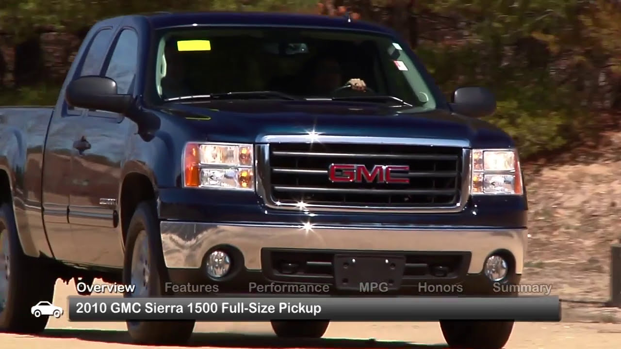2010 GMC Sierra 1500 Used Car Report