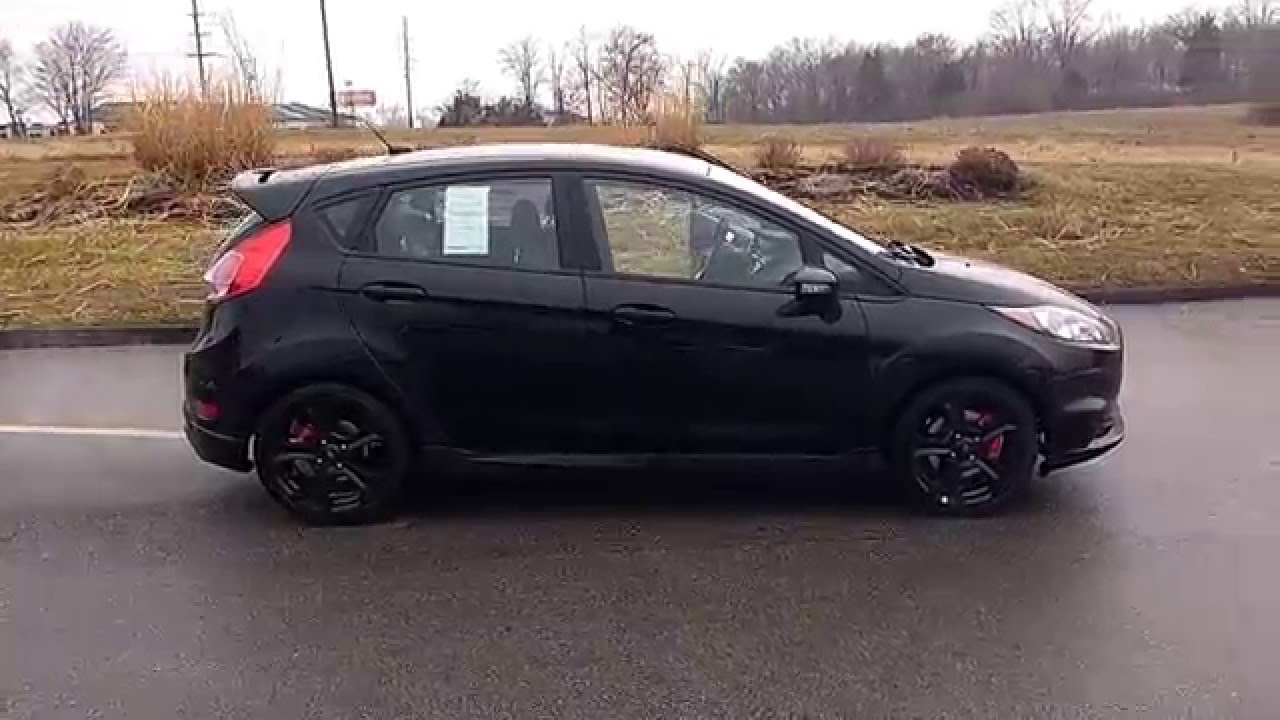 Shadow Black Fiesta St Cloth 1 6l Ecoboost 400a Moonroof Nav Black 17 Wheels Youtube