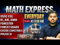 OSSC CGL, RI AMIN, Forest Guard, Excise Constable, Odisha SI 2026 | Maths Class By Kanhu Sir #3