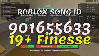 19+ Finesse Roblox Song IDs/Codes
