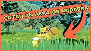 How To Catch an Abra or Kadabra in Pokemon Legends Arceus // Pokemon Legnds' Arceus Gameplay // Tips