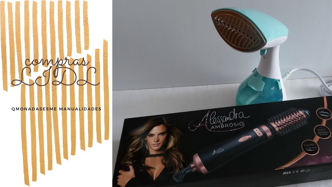 Mis Compras en LID'L. Cepillo moldeador Alessandra Ambrosio. Plancha  Vertical Silver Crest. - YouTube