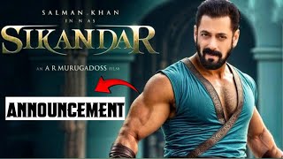 Sikandar Movie Announcement Updates l Sikandar Movie Release Update l Salman Khan