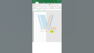Làm thế nào để ẩn các hàng và cột không sử dụng trong Excel #shorts