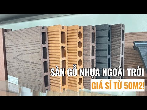 Sàn gỗ nhựa ngoài trời làm bể bơi sân vườn sân thượng giá sỉ từ 50m2 | Sàn nhựa ngoài trời Haroma