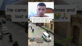 he came back three times 💀 #funny #highlights #streamer