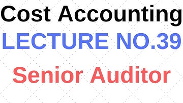 Lecture.39.Senior Auditor-Budget Preparation-(Flexible Cash Budget and Complex Budget)
