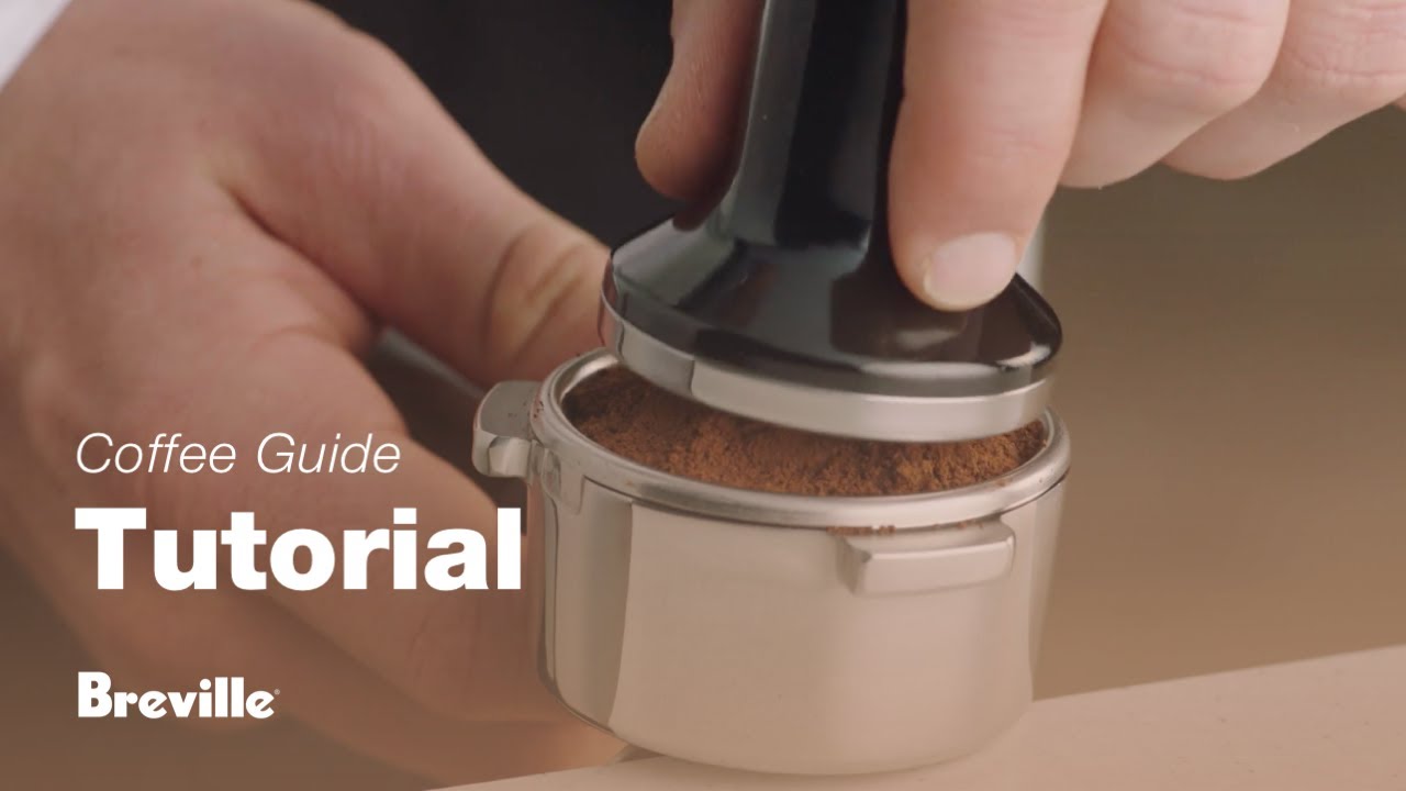 The Barista Express® | How to tamp and trim your coffee grounds evenly | Breville AU