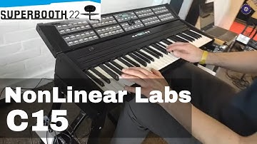 SUPERBOOTH 2022  NonLinear Labs C15 - Sounds