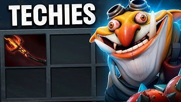 Techies can be a Monster when The Dagon is Online!