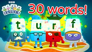 super fun word adventure learn 30 easy words learn to write officialalphablocks