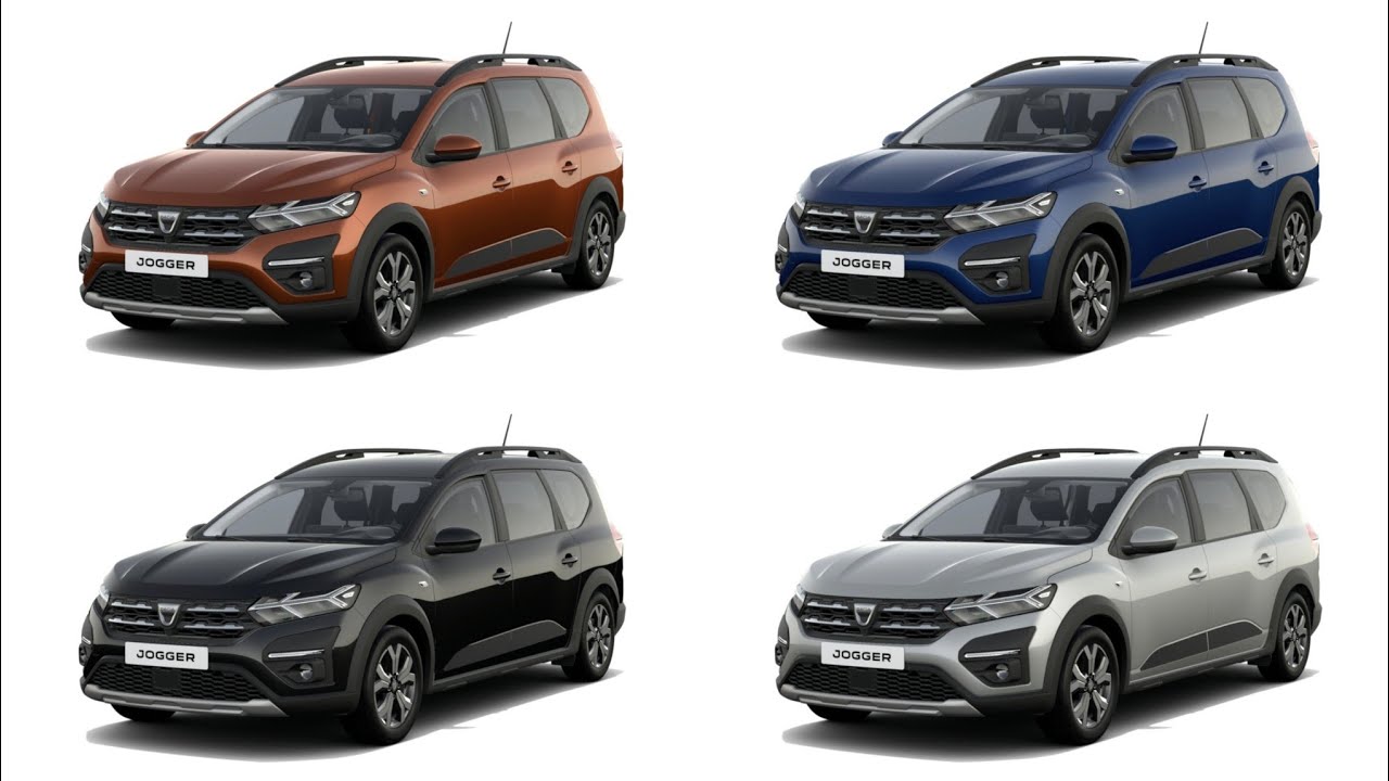 dacia jogger couleurs disponibles