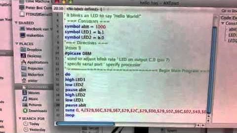 Picaxe 08M first try