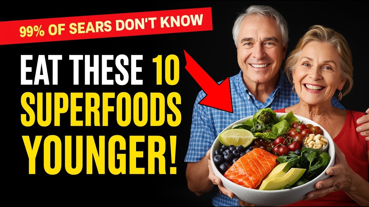 After 60? Eat These 10 Superfoods to Feel Younger & Live Longer! | Senior Health Tips