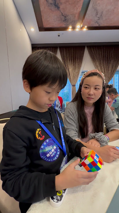 2.76 3x3 1-look F2L Slow Solve Yiheng Wang