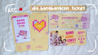 DIY BTS BANGBANGCON 2021 Ticket