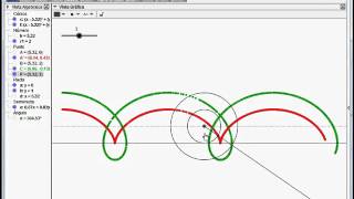 Cicloides con GeoGebra (2º parte): Cicloides alargadas