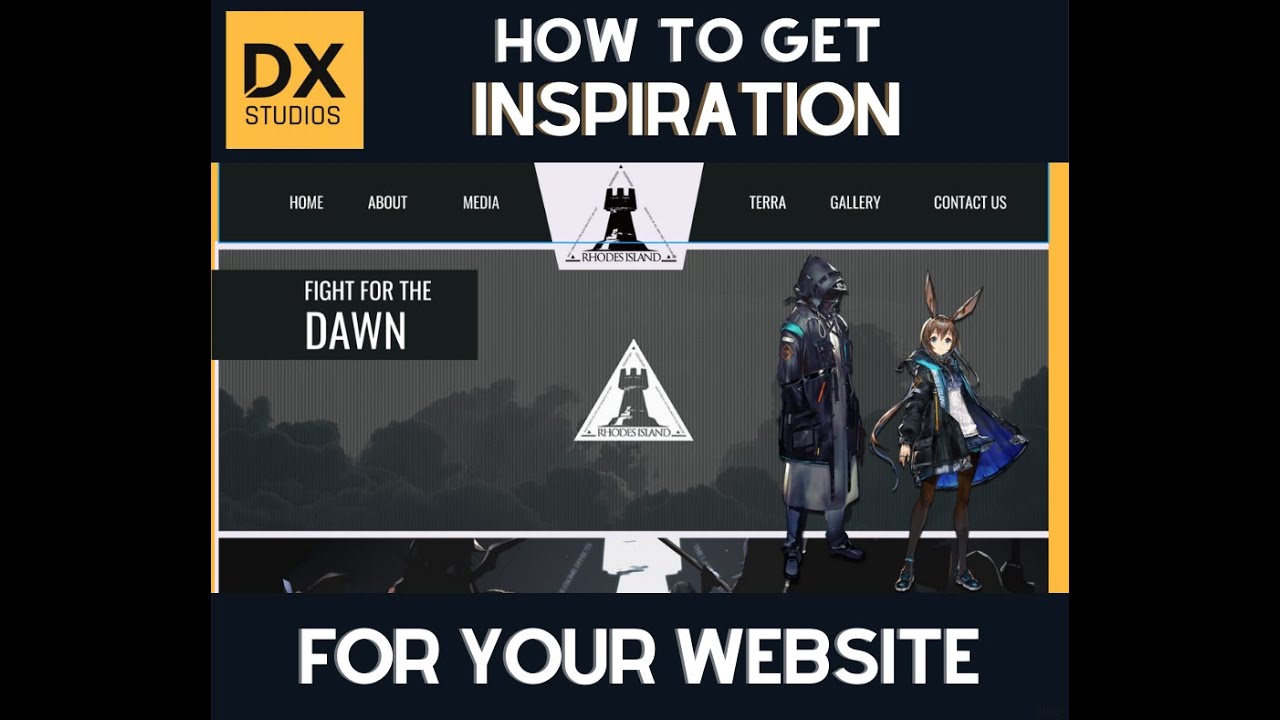 [DX Tutorial] How To Get Inspiration For Your Website! - YouTube