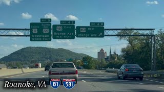 4K Roanoke, VA - Highway Drive(I-81 & I-581)