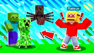 Ik Wordt Aangevallen Door Het Monster Leger In Minecraft (Survival)