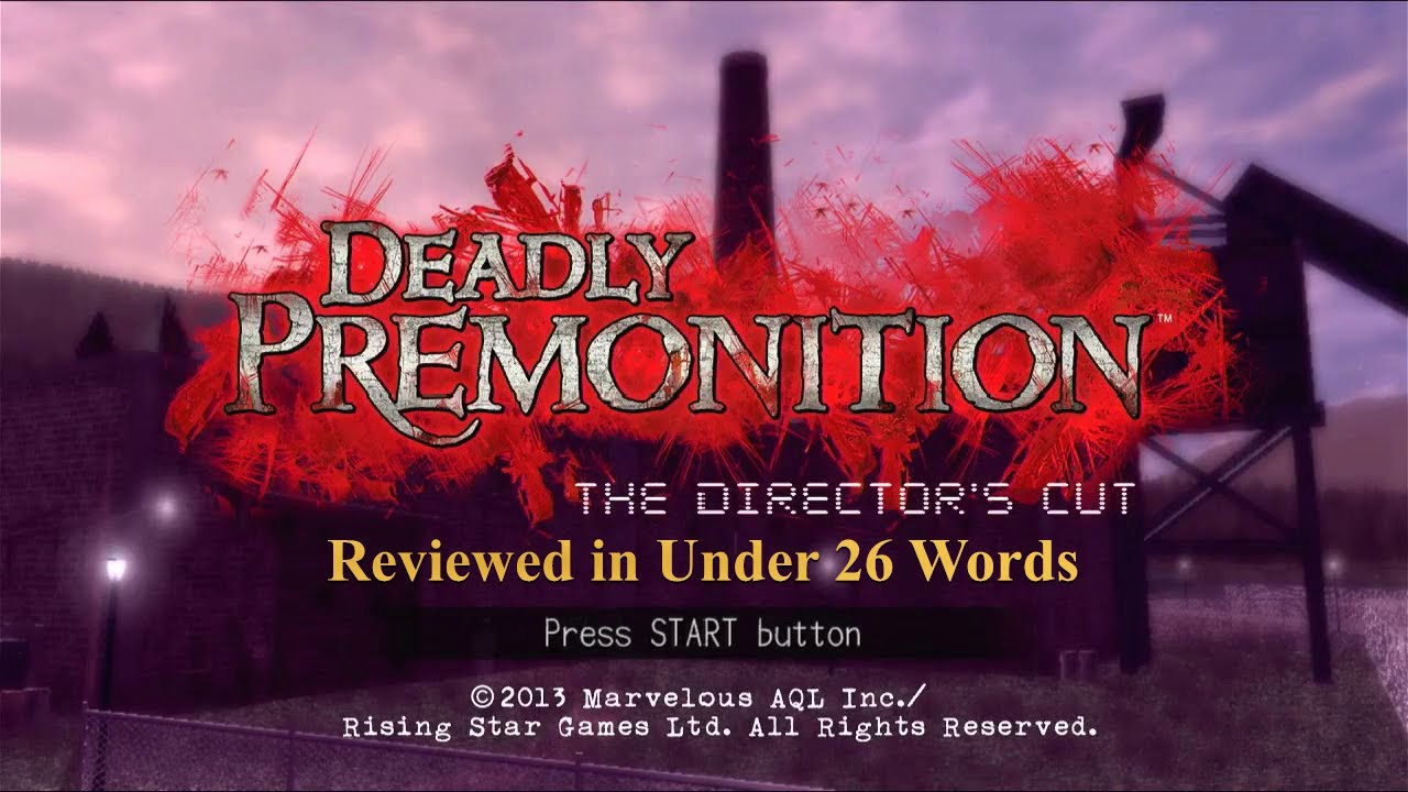 Deadly Premonition reviewed in Under 26 Words