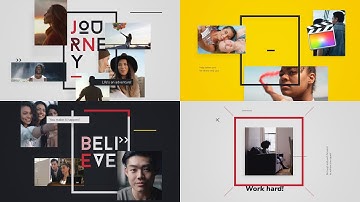 Minimalistic Slideshow Modular Template for Apple Motion & FCPX - MotionVFX