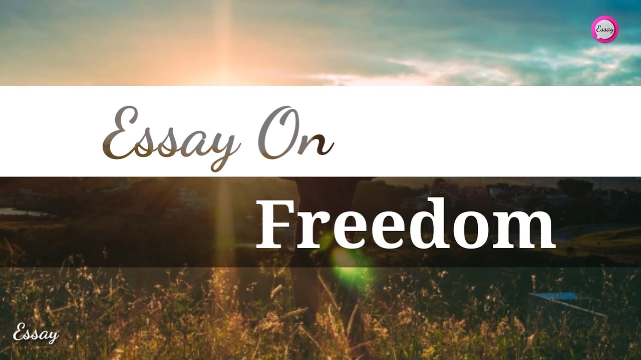 freedom is blessing essay in english
