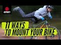 11 Cool Ways To Get On Your Mountain Bike | MTB Skills