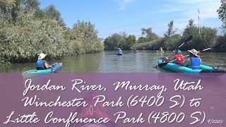 Jordan River Paddle, 6400 South to 4800 South, Murray, Utah, Sep 2020