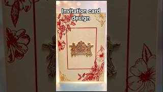 Invitation card design #youtubeshorts #shorts#carddesigner