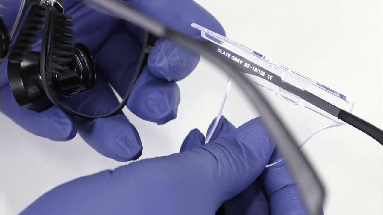 Installing and Removing QOptics Dental Loupe Side Shields YouTube