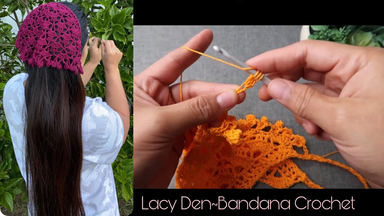 Lacy Den~Bandana Crochet | Just Annadel