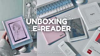 aesthetic unboxing budget ebook reader 🍥🍡 Bigme B6 Color eReader Android e-Ink Reader