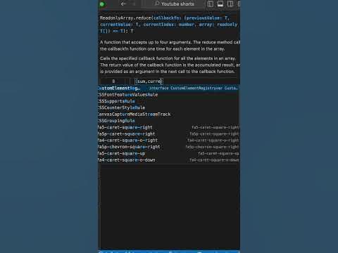 Calculate Array Sum in Seconds! 💻🚀 #javascript #code #shorts #tutorial ... image.