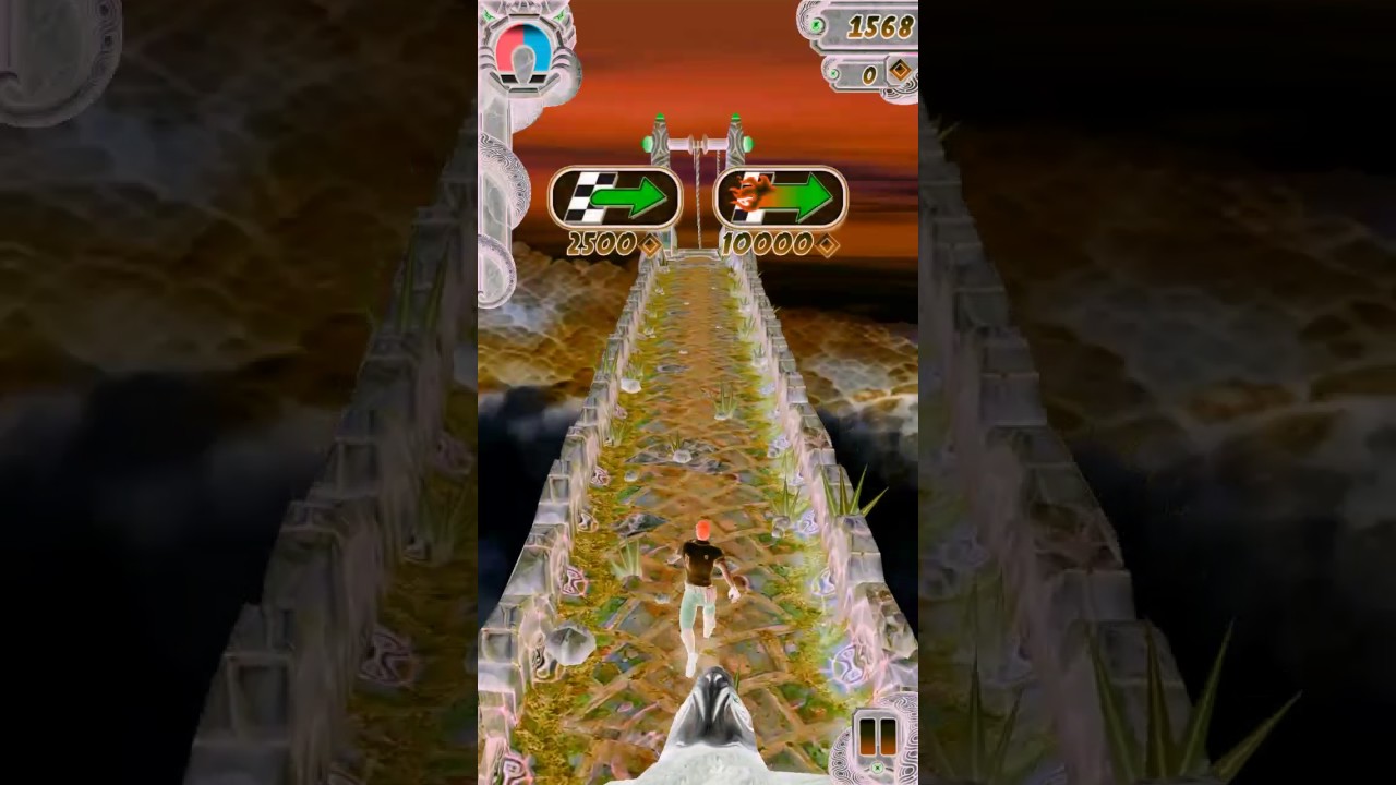 Temple Run INVERTED COLORS CHALLENGE!