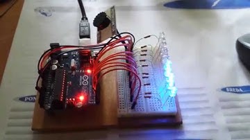 Arduino - Police strobo light (speed set with potentiometer)