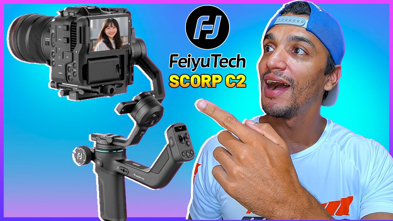 FeiyuTech SCORP C2 GIMBAL ESTABILIZADOR COM AI PARA CÂMERAS DSLR DE ATÉ 3.5KG - UNBOXING E MONTAGEM!