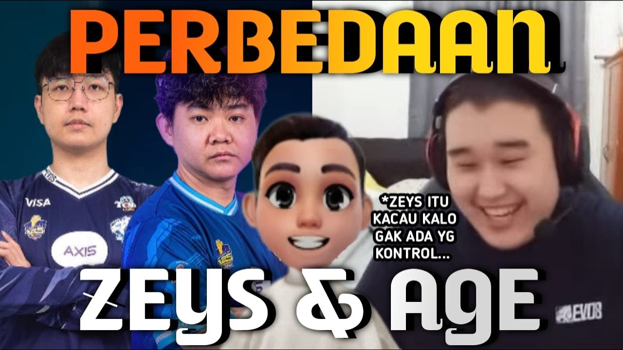 EVOS TAZZ JELASKAN PERBEDAAN COACH ZEYS DAN COACH AGE 