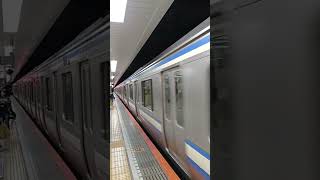 東京駅 JR 総武線快速 回送 車庫行 その２