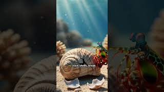 This shrimp punch makes light underwater 😱 #animals #ocean #facts It hits so fast the water expl...