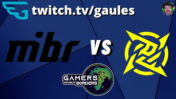 MIBR vs NIP (Overpass - Mapa 3) Gamers Without Borders 2021 - Transmissão Gaules