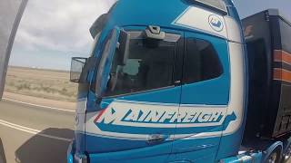 Road train from Perth to Adelaide