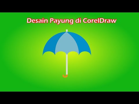  Cara  Desain  Payung l umbrella di  CorelDraw  YouTube