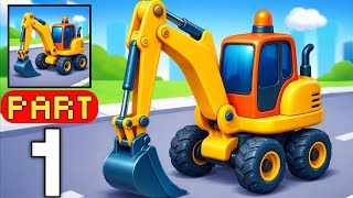 🚧 Road Builder Construction Game – Gameplay Walkthrough Part 1 – Road Building (iOS, Android) screenshot 2