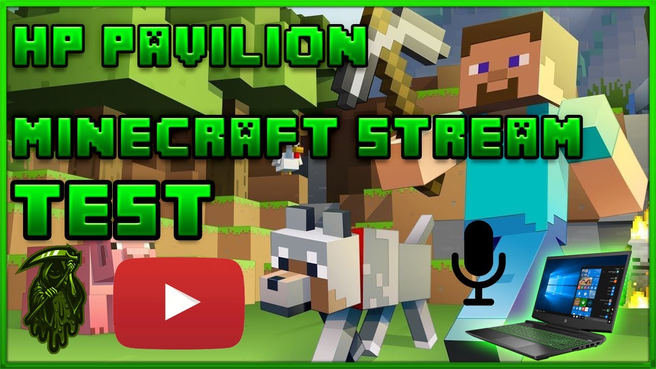 Hp Pavilion Gaming laptop Minecraft Stream Test
