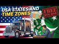 USA States and Time Zones ✅ Lec#3 | #truckdispatching Course | Online Earning in Pakistan