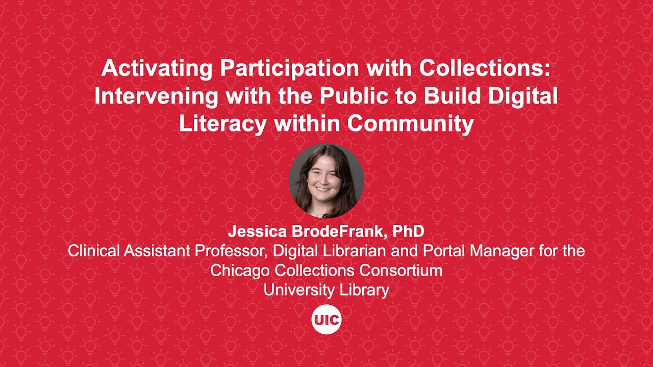 SparkTalks: Jessica BrodeFrank | University of Illinois Chicago